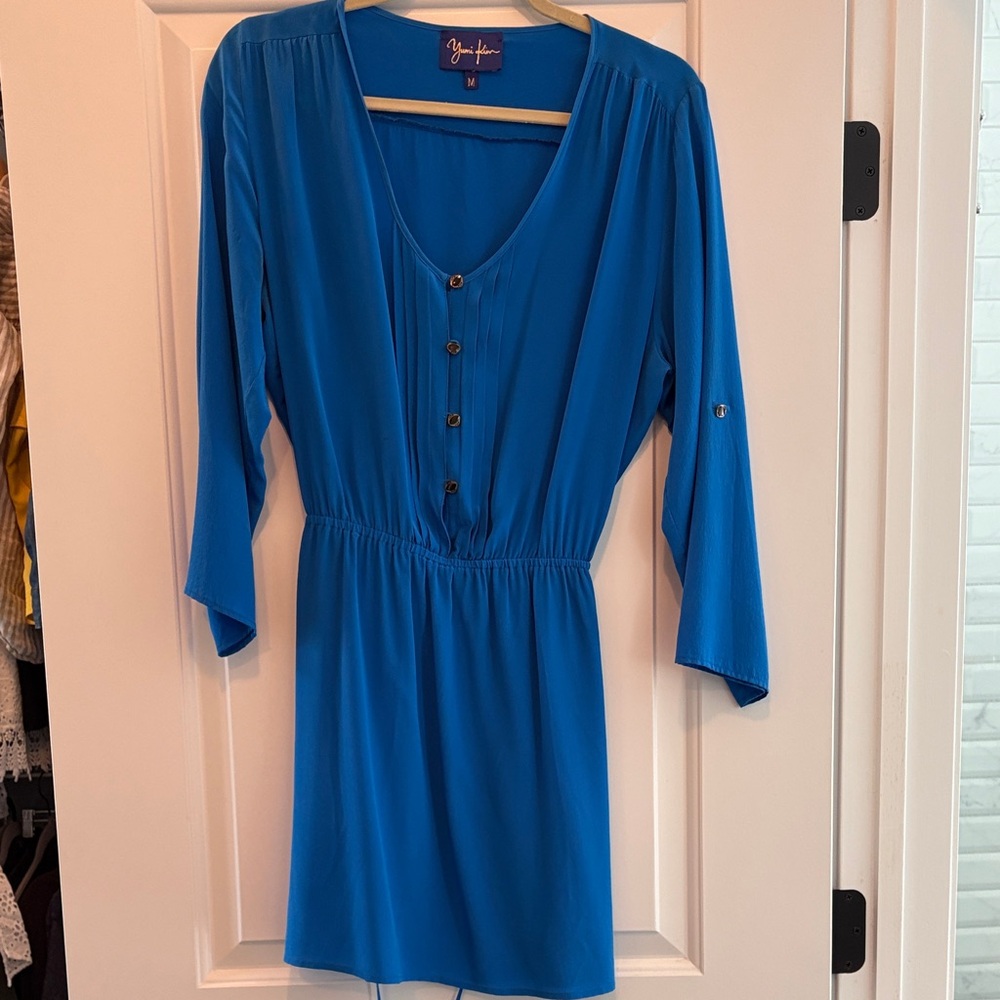 Yumi Kim Vibrant Blue Long Sleeve Dress